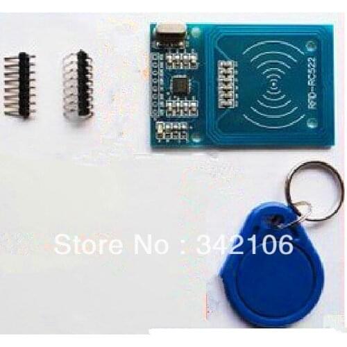 Free Shipping!!! 5pcs MFRC-522 RC522 RFID RF IC card sensor module to send S50 Fudan card, keychain module sensor