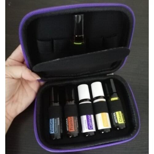 10 Bottles Essential Oil Case Storage Bag Holder Portable Travel Essential Oil Bottle Organizer Women Perfume Oil Collect Case