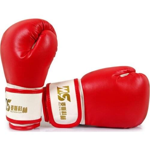 Child Boxing Gloves Kids Professional Training Fighting Gloves Muay Thai Sparring Punching Kickboxing Breathable PU Gloves