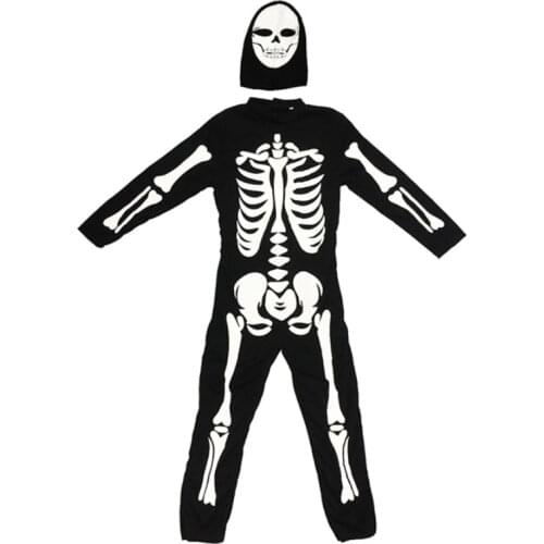 Kids 3D Skeleton Halloween Costume Kids Unisex Boys Girls Kids Pajama Skeleton Costume Outfit Pants Children Halloween
