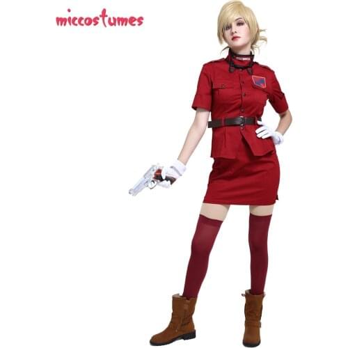 Hellsing Cosplay Seras Victoria Burgundy Red Costume Vampire Demon Uniform