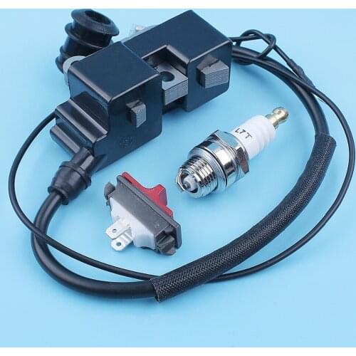 Ignition Coil Module Kill Stop On/Off Switch Kit For Husqvarna 357XP 359 455 460 Rancher 461 350 351 353 345 335XPT 338 Chainsaw