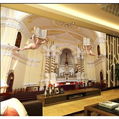 Continental 3D angel staircase to heaven wall mural photo wallpaper 3d murals wallpaper for living room