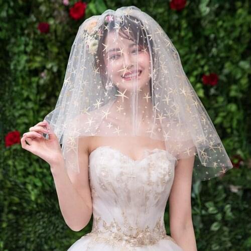 Korean Bridal Veil, Female, Super Fairy, Double-layer Style, Wedding Bridal Veil, Forest Line, Short Wedding Veil