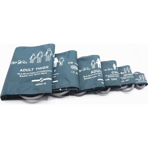 Reusable Patient Blood Pressure NIBP Cuff Single Tube Hose Size Adult to Neonate