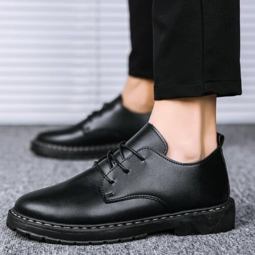 2021 Spring Autumn New Casual Non-slip Fashion Leather Shoes Men Business Waterproof Shoe for Male Comfortable Men Leather Shoes