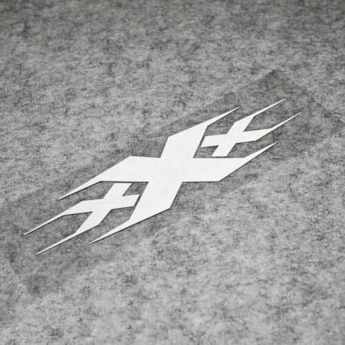 NO.S072 xXx Waterproof 3M Reflective Car Trunk Rear Windshield Motorcycle Fuel Tank Helmet Decoration Stickers