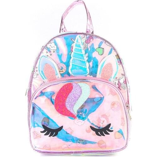 2021 New Cartoon PU Children School Backpack Girls Children Backpacks Kindergarten Animal Kids School Bags for Girls SchoolBag