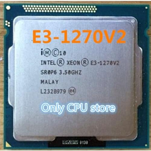 Original Intel Xeon E3-1270V2 CPU Processor E3-1270 V2 3.50GHz 8M LGA1155 E3 1270V2 Desktop