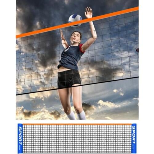 Portable Badminton Net Easy Setup Professional Standard Volleyball Net For Tennis Training Indoor Outdoor Sports