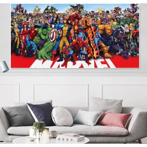 Marvel Superhero Venom Comics Poster And Print Avengers Anime Canvas Painting Wall Art Living Room Home Decoration Picture