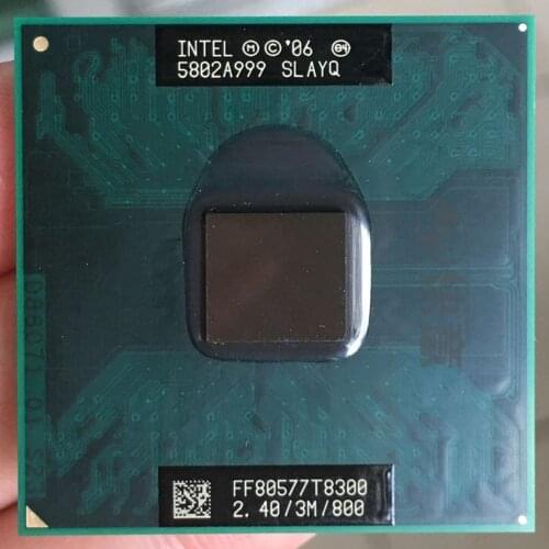 Intel Core 2 Duo T8300 CPU Laptop processor PGA 478 cpu 100% working properly