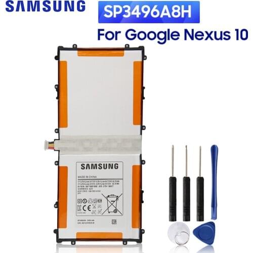 SAMSUNG Original Replacement Battery SP3496A8H For Samsung Google Nexus 10 GT-P8110 HA32ARB SP3496A8H(1S2P) Battery 9000mAh
