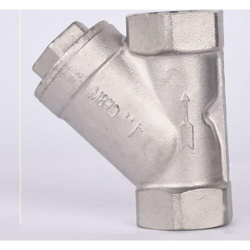 SS304/SS201 Stainless Steel Y-shape Filter Female Thread Strainer DN65/DN80