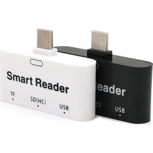 USB 3.1 Typec USB Otg Card Reader Type C Hub for Phone/Computer Date Transfer to USB/TF/SD