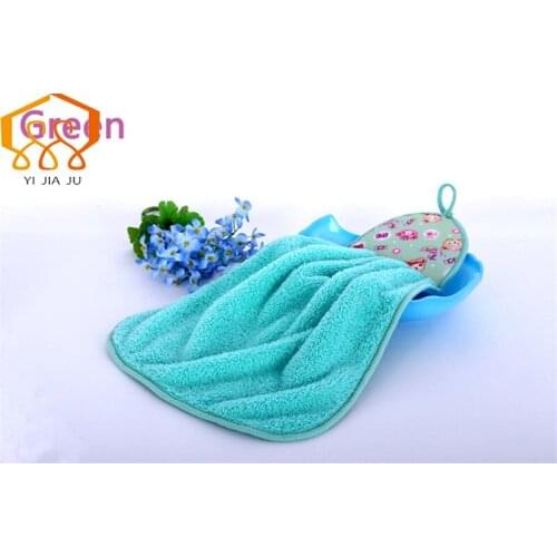 Superfine Fiber High QualityHanging Kitchen Bathroom Towel ClothTowel Adult Children Super-absorbent Car Wash Towel