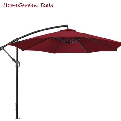 2-3meter Anti-Uv Polyester Cloth Sun Terrace Beach Umbrella Garden Parasol Patio Dia Pool Outdoor Furniture No Stand No Support