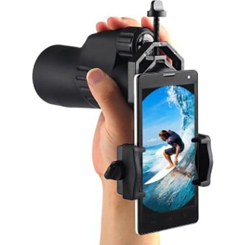 2021 Hot ABS Mobile Phone Camera Len Universal Clip Adapter To Install Telescope Phone Holder Eyepiece for Telescope Sight