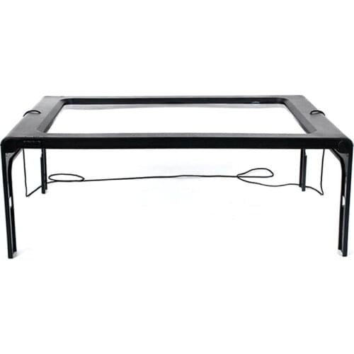 3X Full Page nifying Glass for Reading, Hands-Free Large Rectangular nifier with LED Lighted, Foldable Desktop Portable Re