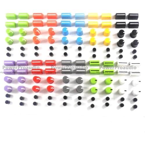 40PCS Rotary Knob+400 PCS Fader Cap For Rane Mixer TTM 57 61 62 64 68 (COLOFUL)