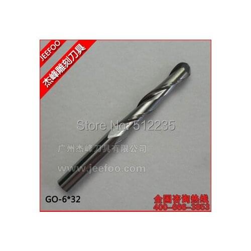 6*32 Solid Carbide Two Spiral Flute Ball Nose Bits Router bits