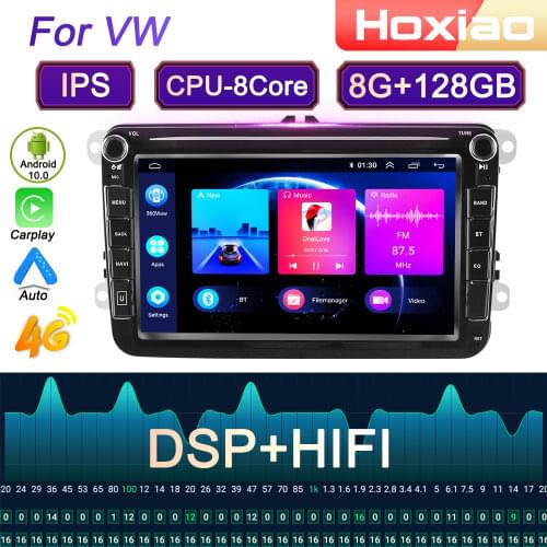 Android 10 Car Radio Multimedia Player For VW/Volkswagen/Golf/Passat/b7/b6/Skoda/Seat/Octavia/Polo/Tiguan Navigation GPS 2 Din