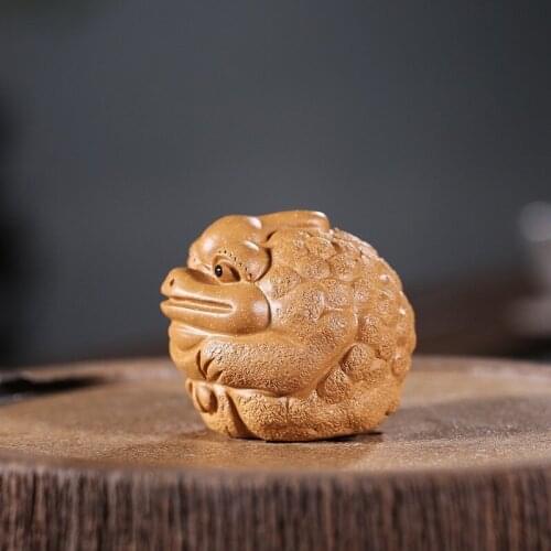 Violet arenaceous spittor tea pet furnishing articles wholesale multicolor spittor act the role ofing is tasted