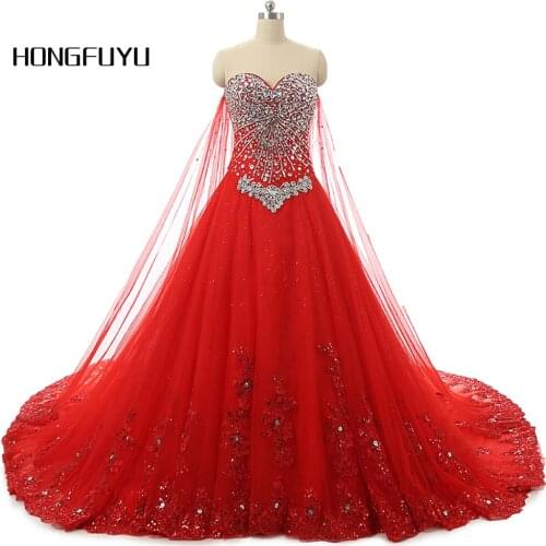 HONGFUYU Long Wedding Dresses