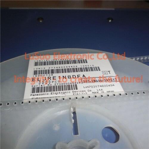 500PCS ELJRE1N8DFA ELJRE1N8 CHIP INDUCTOR 1608 / 0603 1.8nh 500mA