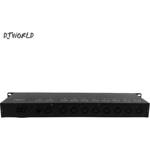 Stage Light Controller DMX512 Splitter Light Signal Amplifier Splitter 8 way DMX Distributor for stage Equipment