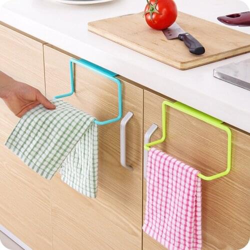 Cabinet Cupboard Hanger Shelf For Kitchen Supplies Accessories Kitchen Organizer Towel Rack Hanging Holder Bathroom