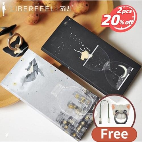 Liberfeel Maoxin Cute Power Bank 8000 mAh Ultra Slim Power Bank for Android IOS type c Portatil Bateries with phone ring holder