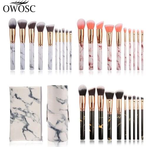 OWOSC10pcs Makeup Brushes Sets Highlighter Eye Cosmetic Powder Foundation Eye Shadow Cosmetics Professional Eyebrows Soft