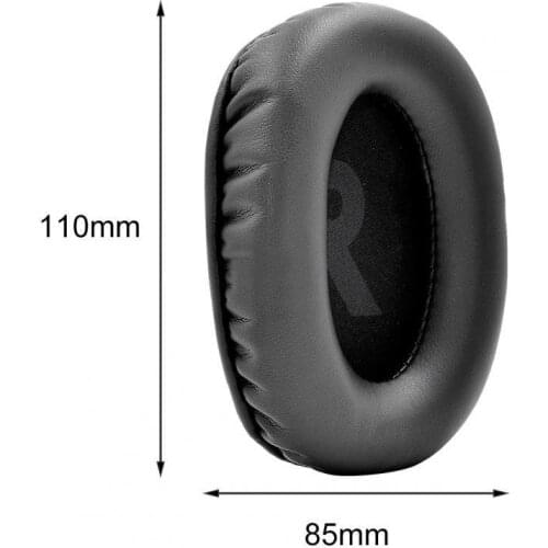 1 Pair of Earphone Pads Protective Dust-proof Soft Gaming Headphone Sleeves for Logitech-G Pro/G Pro X Earphone Accessories