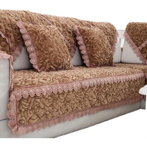 2019 new thicken flannel sofa covers towels funiture protector couch cover L shape armchair cover single/two/three seat almofada