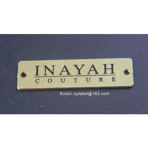OEM Garment labels metal labels