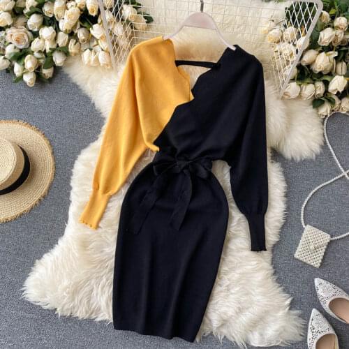 Peonfly Fashionable Knitted Dresses