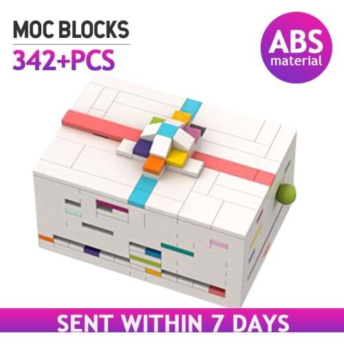 Ideas Giftcard Box Building Block MOC Assemble DIY Level 8 Puzzle Boxes Model Bricks Color Kids Toys For Children Birthday Gifts