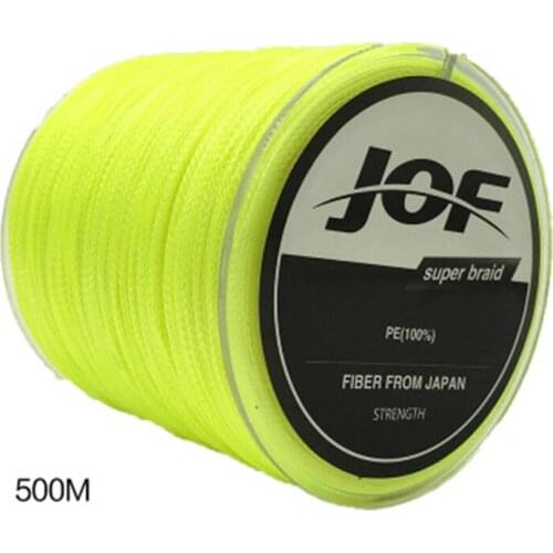 RiverHawk Brand Superpower 500m 4 Series PE Braided Fishing Line PE Strong Multifilament Fishing Line Carp Fishing Saltwater