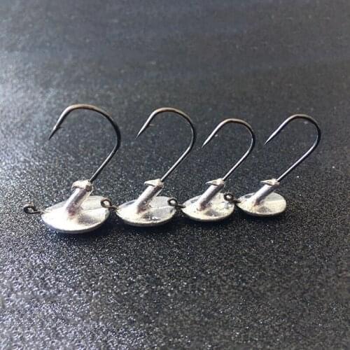 Jighead Carp Fishing Accessories Lead Weight Hook High Carbon Fishing Hook Sets Bared Hook