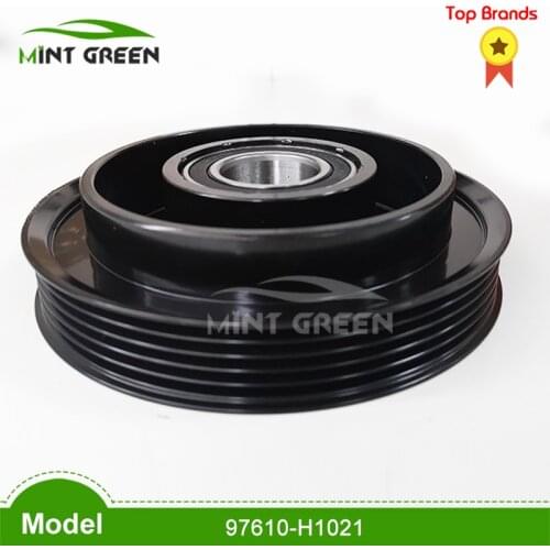 For HCC HS18 compressor clutch pulley for Hyundai Terracan 2.9 CRDI diesel SUV 01-07 97610-H1021 ACWCA-04 ACWCA-05 ACWCA-06 9761