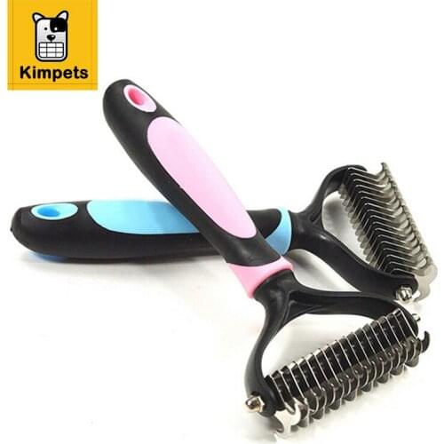 Cat Hair Grooming Trimmer Tool Slicker Comb Brush Quick Clean Tool New Pet Brand Gilling Brush Pet Dog Cat Removal Grooming Comb