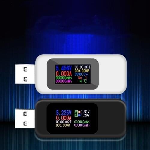 13 in 1 USB Tester DC Digital Voltmeter Amperimetro Voltage Current Volt Meter Ammeter Detector Power Bank Charger Indicator