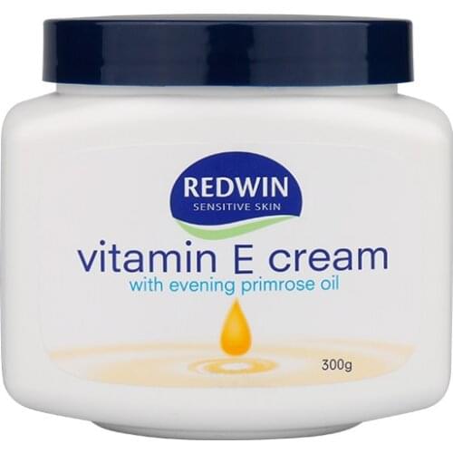 Redwin Vitamin E Cream with Evening Primrose Oil Soften Smooth for Dry Skin Face Body Neck Moisturizer Increase Skin Elasticity