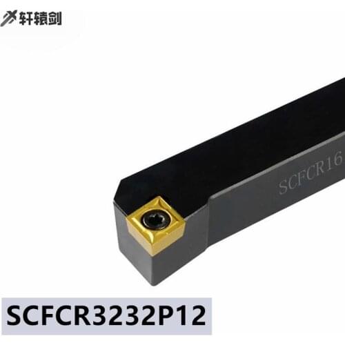 1PC SCFCR 3232P12 SCFCL3232P12 Carbide Insert Outside The Tool Holder