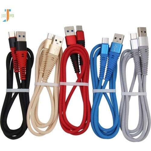 100pcs/lot Usb Type C Cable Fast Charging Typec Usbc Cable for Samsung Galaxy S10 S9 S8 Xiaomi 2S Huawei P20 Phone Charger Cable