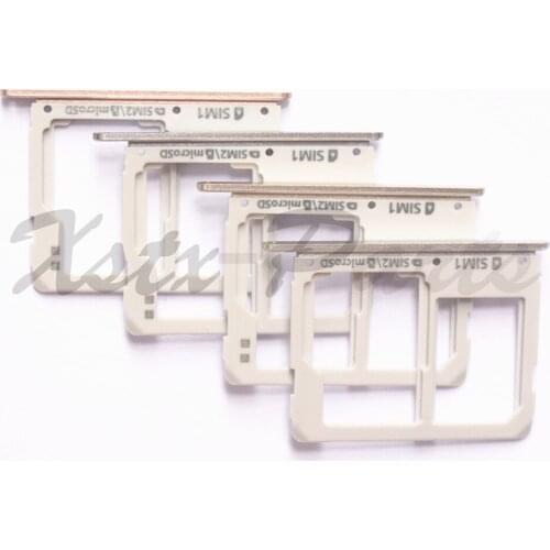 100PCS New Dual SIM Micro SD Card Tray Slot for Samsung Galaxy A3 A5 A7 2016 A310 A510 A710 OEM SIM Card Holder Adapter