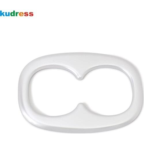 For Peugeot 4008 2012 2013 2014 2015 2016 2017 Accessories Car rear water cup frame decoration Cover Trim Sticker Car styling