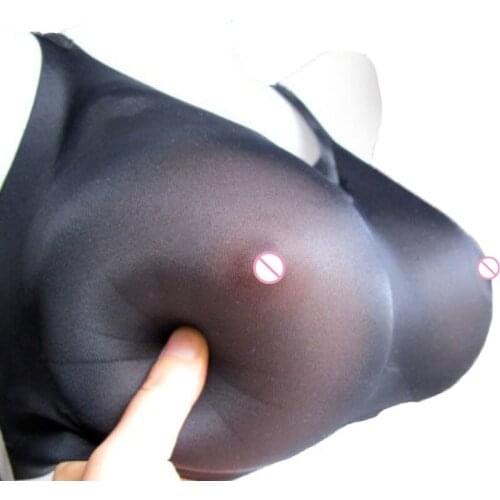 D C B A Cup Bra+Insert Silicone Breast Froms Woman Mastectomy Bras Enlargement Seamless Underwear Boobs Pocket Pads For Shemale