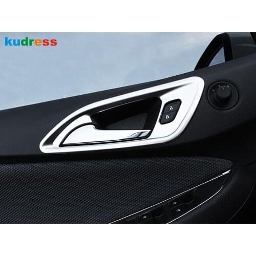For Chevrolet Cruze 2017 2018 Steel Interior Inner Door Handle Bowl Cover Trim Catch Inside Molding Garnish Car Styling